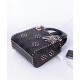 Replica Christian Dior Lady Dior supple bag in calfskin leather Black Replica Christian Dior Lady Dior supple bag in calfskin leather Black