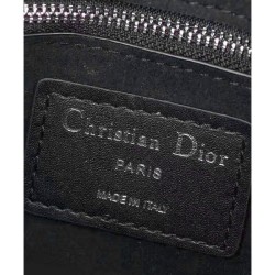 Replica Christian Dior Lady Dior supple bag in calfskin leather Black