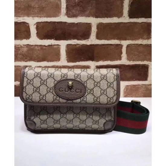 Fake Gucci Totem GG Supreme messenger 489617 Coffee Replica Replica Gucci Totem GG Supreme messenger 489617 Coffee