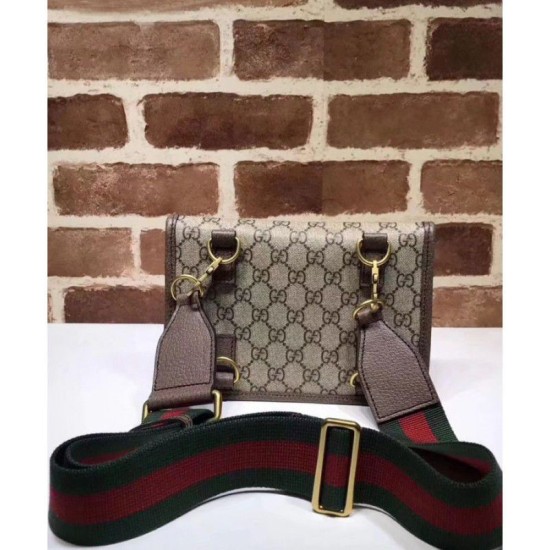 Fake Gucci Totem GG Supreme messenger 489617 Coffee Replica Replica Gucci Totem GG Supreme messenger 489617 Coffee