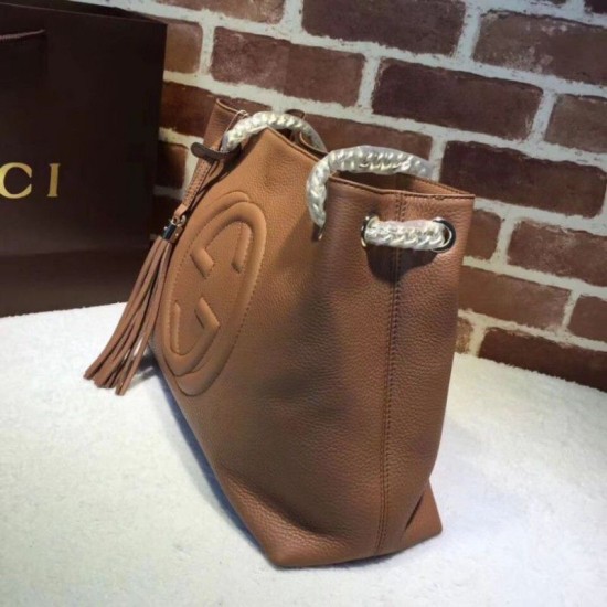 Replica Gucci Soho Hobo Bag Brown 308982