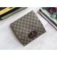 Replica Gucci GG Supreme Wallet 476421 Coffee