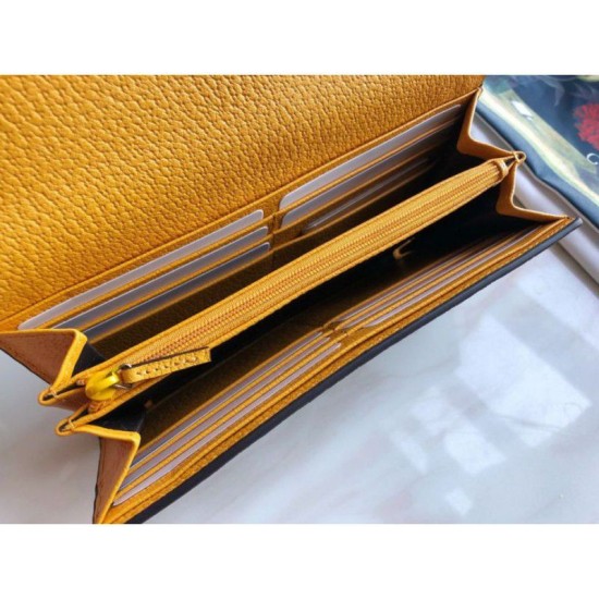 Replica Gucci GG Supreme Wallet 476421 Coffee