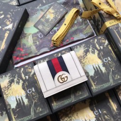 Fake Gucci Ophidia GG Card Case 523155 White Replica