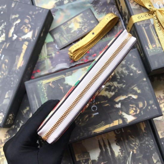 Fake Gucci Zumi Strawberry Print Zip Around Wallet 570661 Replica Fake Gucci Zumi Strawberry Print Zip Around Wallet 570661 Replica