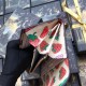 Fake Gucci Zumi Strawberry Print  Wallet 573612 Replica