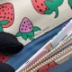 Fake Gucci Zumi Strawberry Print  Wallet 573612 Replica