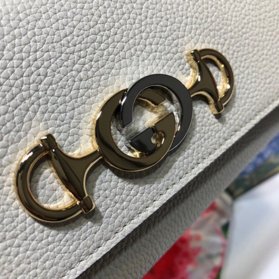 Replica Gucci Zumi Grainy Leather Continental Wallet 573612 White Replica Gucci Zumi Grainy Leather Continental Wallet 573612 White