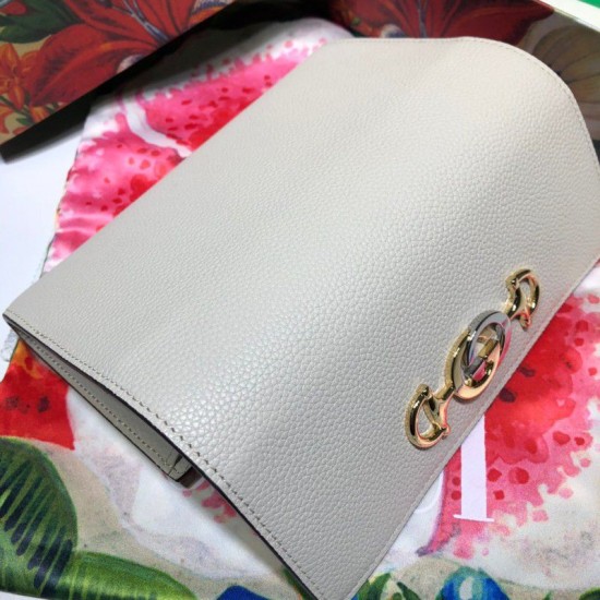 Replica Gucci Zumi Grainy Leather Continental Wallet 573612 White Replica Gucci Zumi Grainy Leather Continental Wallet 573612 White