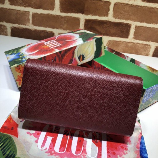 Fake Gucci Zumi Grainy Leather Continental Wallet 573612 Red Replica Replica Gucci Zumi Grainy Leather Continental Wallet 573612 Red