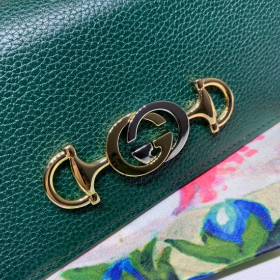Replica Gucci Zumi Grainy Leather Continental Wallet 573612 Green Fake Gucci Zumi Grainy Leather Continental Wallet 573612 Green Replica