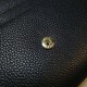 Fake Gucci Zumi Grainy Leather Continental Wallet 573612 Black Replica