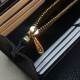 Fake Gucci Zumi Grainy Leather Continental Wallet 573612 Black Replica
