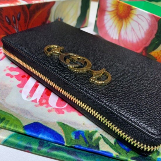 Fake Gucci Zumi Grainy Leather Zip Around Wallet 570661 Black Replica Fake Gucci Zumi Grainy Leather Zip Around Wallet 570661 Black Replica