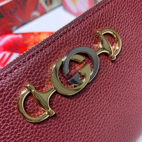 Fake Gucci Zumi Grainy Leather Zip Around Wallet 570661 Red Replica Fake Gucci Zumi Grainy Leather Zip Around Wallet 570661 Red Replica