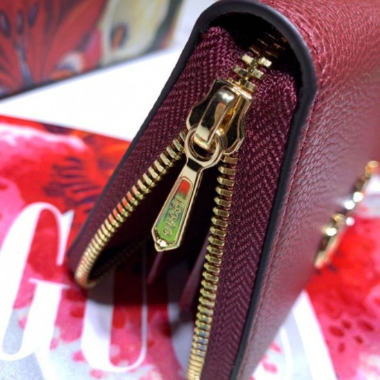 Fake Gucci Zumi Grainy Leather Zip Around Wallet 570661 Red Replica Fake Gucci Zumi Grainy Leather Zip Around Wallet 570661 Red Replica