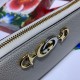 Replica Gucci Zumi Grainy Leather Zip Around Wallet 570661 White Replica Gucci Zumi Grainy Leather Zip Around Wallet 570661 White