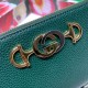 Replica Gucci Zumi Grainy Leather Zip Around Wallet 570661 Green Replica Gucci Zumi Grainy Leather Zip Around Wallet 570661 Green