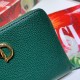 Replica Gucci Zumi Grainy Leather Zip Around Wallet 570661 Green Replica Gucci Zumi Grainy Leather Zip Around Wallet 570661 Green