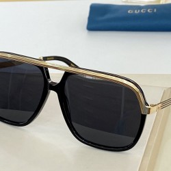 Replica Gucci GG0200S Square Sunglass Glod /Black