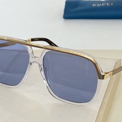 Replica Gucci GG0200S Square Sunglass Gold /Grey