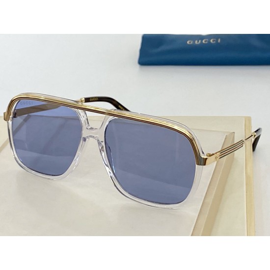Replica Gucci GG0200S Square Sunglass Gold /Grey