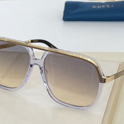 Replica Gucci GG0200S Square Sunglass Glod / Brown