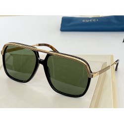 Replica Gucci GG0200S Square Sunglass Glod / Brown