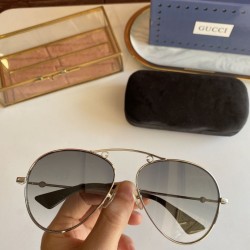Replica Gucci GG0223S Sunglass Silver /Gray