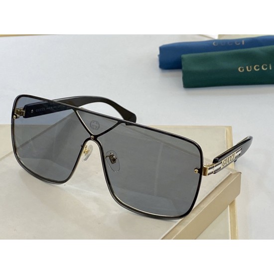 Replica Gucci GG0677 Square Sunglass Gray