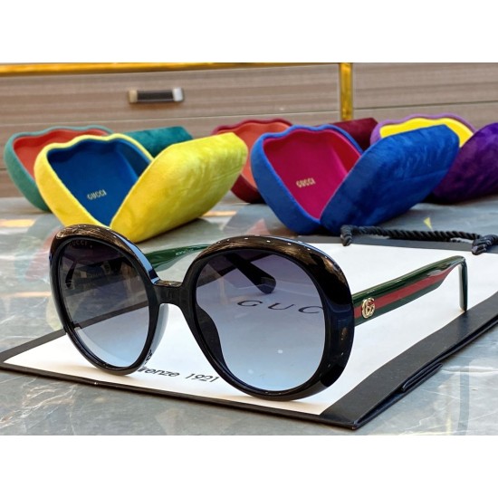 Replica Gucci GG0713SA Retro Sunglass Double GG Black