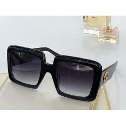 Fake Gucci GG0783S Square Sunglass Black /Silver Replica