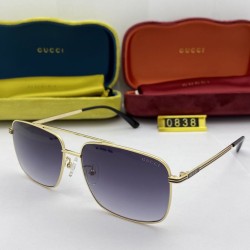Replica Gucci GG0838 Sunglass Gray /Gold