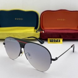 Replica Gucci GG1075 Round Frame Sunglass Gold /Gray Fake Gucci GG1075 Round Frame Sunglass Gold /Gray Replica