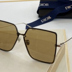 Replica Dior Shaded Square Sunglasses Brown