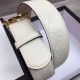 Replica Gucci Signature belt white 370543