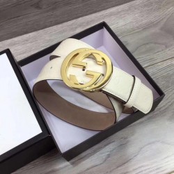 Replica Gucci Signature belt white 370543
