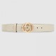 Replica Gucci Signature belt white 370543