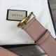 Replica Gucci belt with Double G buckle pink 400593