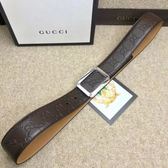 Replica Gucci Signature belt brown 403941