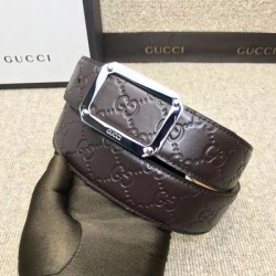 Replica Gucci Signature belt brown 403941