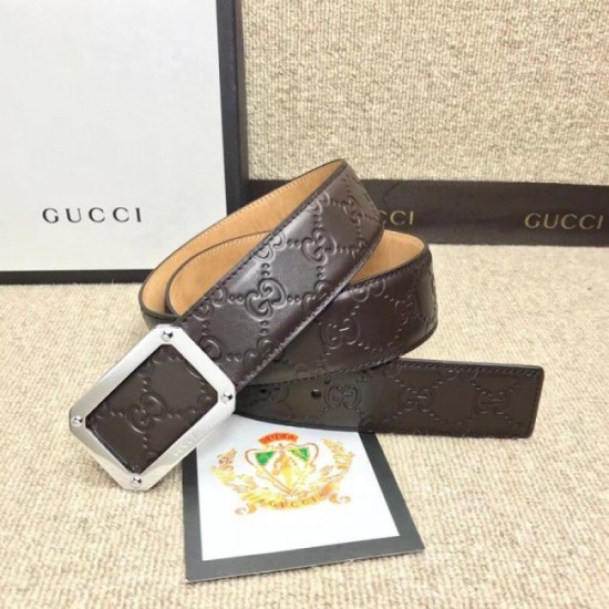 Replica Gucci Signature belt brown 403941