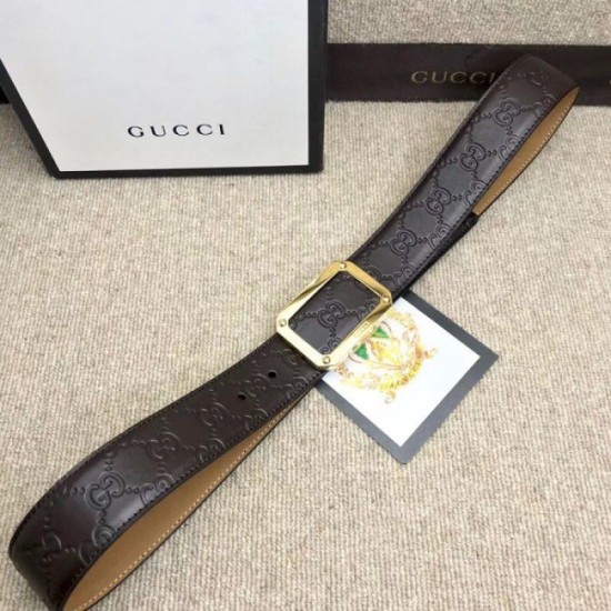 Replica Gucci Signature belt brown 403941