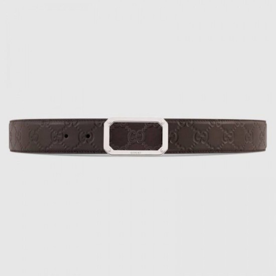 Replica Gucci Signature belt brown 403941