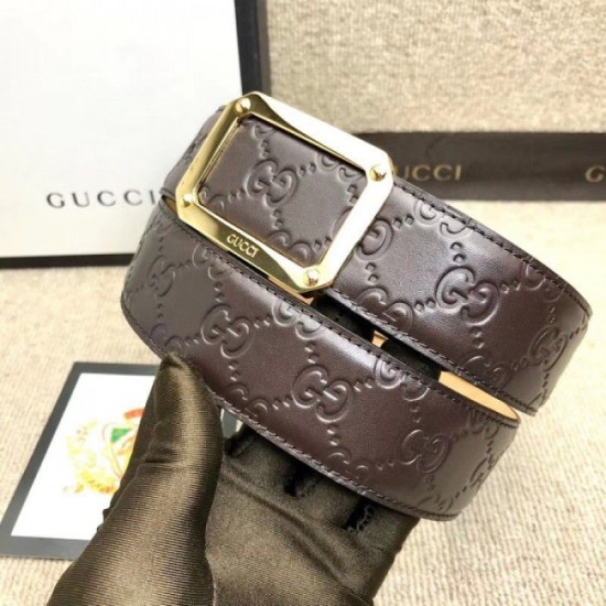 Replica Gucci Signature belt brown 403941
