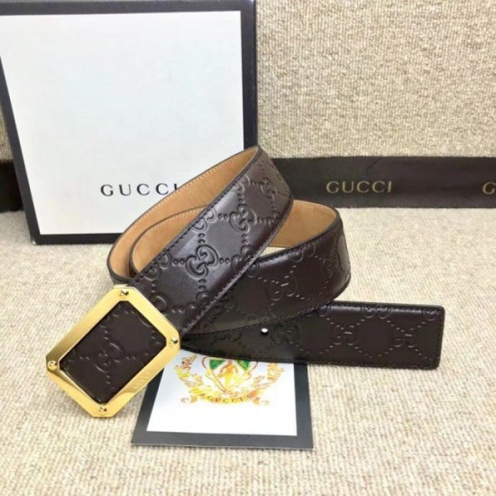 Replica Gucci Signature belt brown 403941