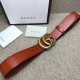 Fake Gucci belt with Double G buckle cuir 406831 Replica
