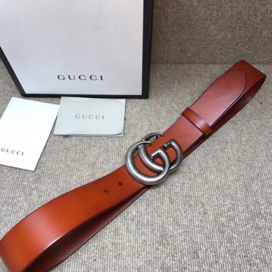 Fake Gucci belt with Double G buckle cuir 406831 Replica