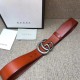 Fake Gucci belt with Double G buckle cuir 406831 Replica