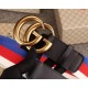 Fake Gucci Sylvie Web belt with double G buckle black 409416 Replica Fake Gucci Sylvie Web belt with double G buckle black 409416 Replica